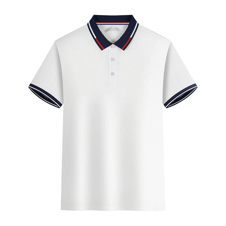 Новая модная мужская летняя футболка с воротником Paul, мужская, плотная, свободного покроя, однотонная, с коротким рукавом