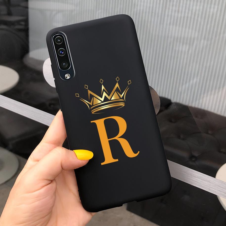 Для Samsung Galaxy A50 A50S A30S Чехол Силиконовые Буквы Корона Задняя Крышка Чехлы Для Телефона Для Samsung A50 A 50 30 S A307F A507F Fundas
