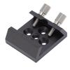 Finder Scope Dovetail Mounting Base Aluminium Alloy Telescope Finderscope Mount Bracket with M4 Hole and 1 4in Thread