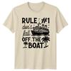 Rule 1 Dont Fall Off TShirt Cruise Ship Travel Birthday Gift For Him And Her