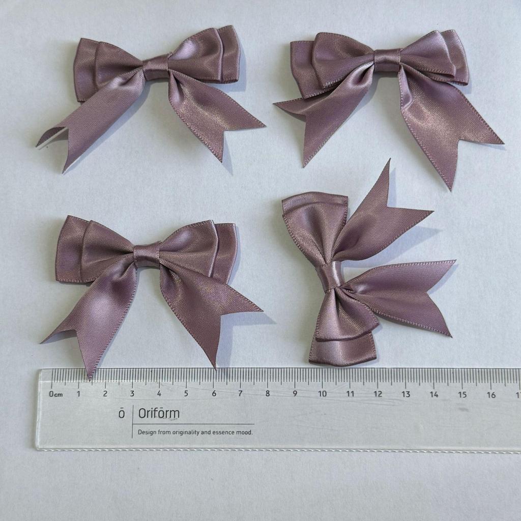Double-Layer 8-Minute Polyester Swallowtail Ribbon Waist Bow and Headdress Accessory
