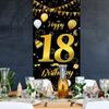 Polyester Birthday Background Cloth 18/30/40/50th Anniversary Backdrop  Wedding
