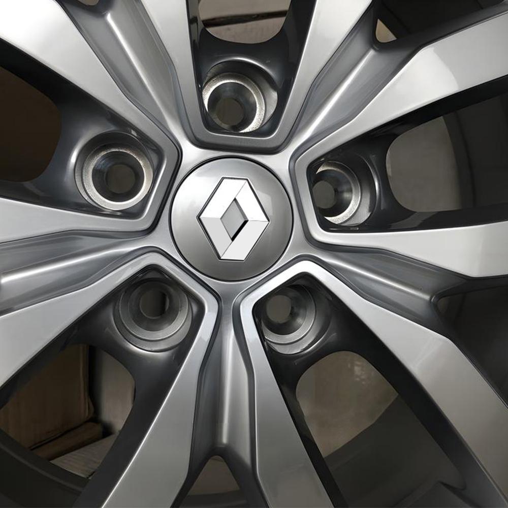 2026 Hot For Renault Interior Stickers 4Pcs 56/60MM Car Wheel Hub Center Cap Rim Cover Badge For Renault Austral Kadjar Clio Meg