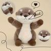 [Cute Otter Plush] Cute Otter-Shaped Plush Stuffed Animal Doll | Gift for Girlfriend, Stuffed Animals for Girls, Plush Figures, Stuffed Otter,