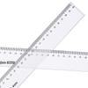 Qixin B3252 40 см Прозрачная Прецизионная Линейка-Весы для Учебы, Офиса и Экзамена.