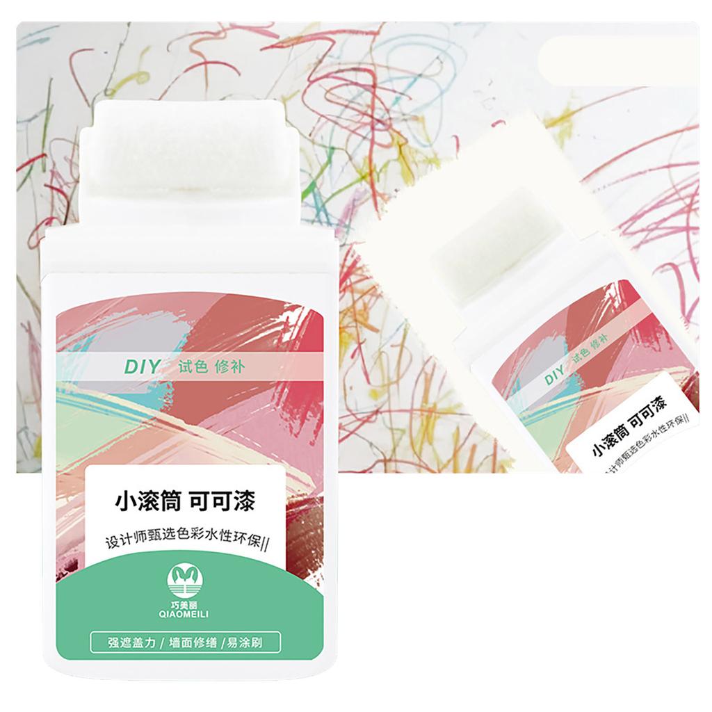 Набор для покраски стен, валик для нанесения краски на отверстия в стене, средство для ремонта стен с валиком, набор для покраски стен, быстросохнущая паста для краски для стен, 100 мл