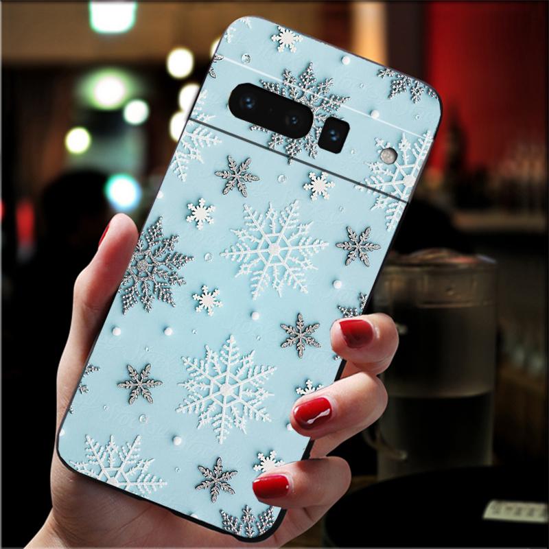 Phone Case For Google Pixel 10 Pro XL 9 Pro XL 9A 8 7 6 Pro Pixel 8A 7A 6A Pixel 8 7 6 5 Snow Winter
