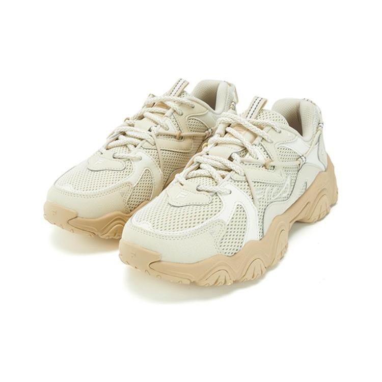 New FILA Fluid 4 Sneakers 'Cream White Beige' Women's F12W332113FAC