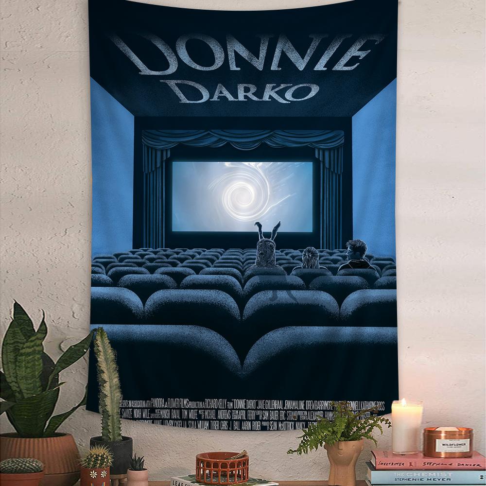 Фильм «Донни Дарко» Цветной Гобелен Настенный Бохо Гобелены для Стен Мандала Настенный Лист