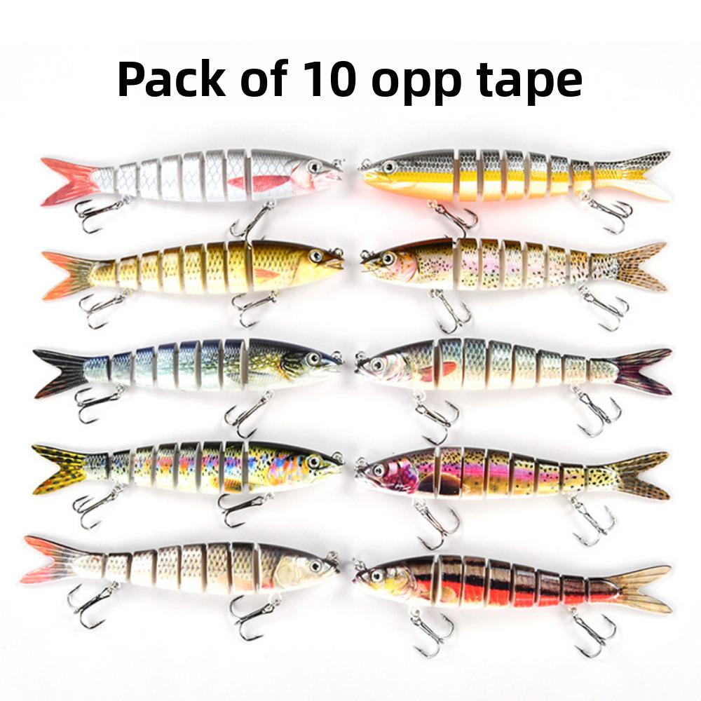 Набор многосекционных приманок Luya 8-секционная рыба приманка для пресноводной морской рыбалки твердая приманка приманка Luya продается далеко 13,5 см