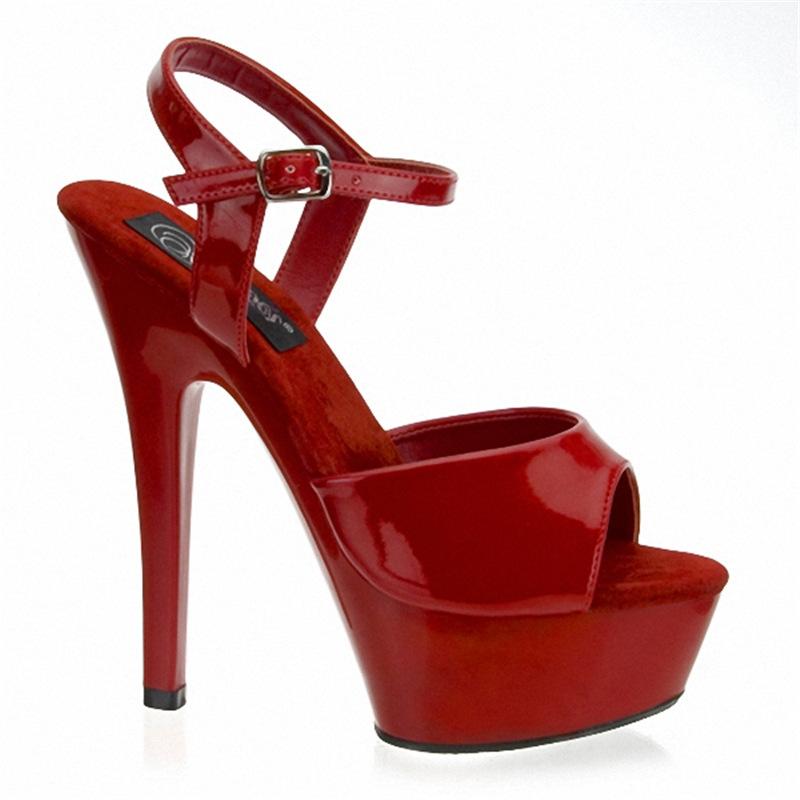 Осенняя женская обувь для ночного клуба 15 см водонепроницаемые римские босоножки с рыбьим ртом на высоком каблуке