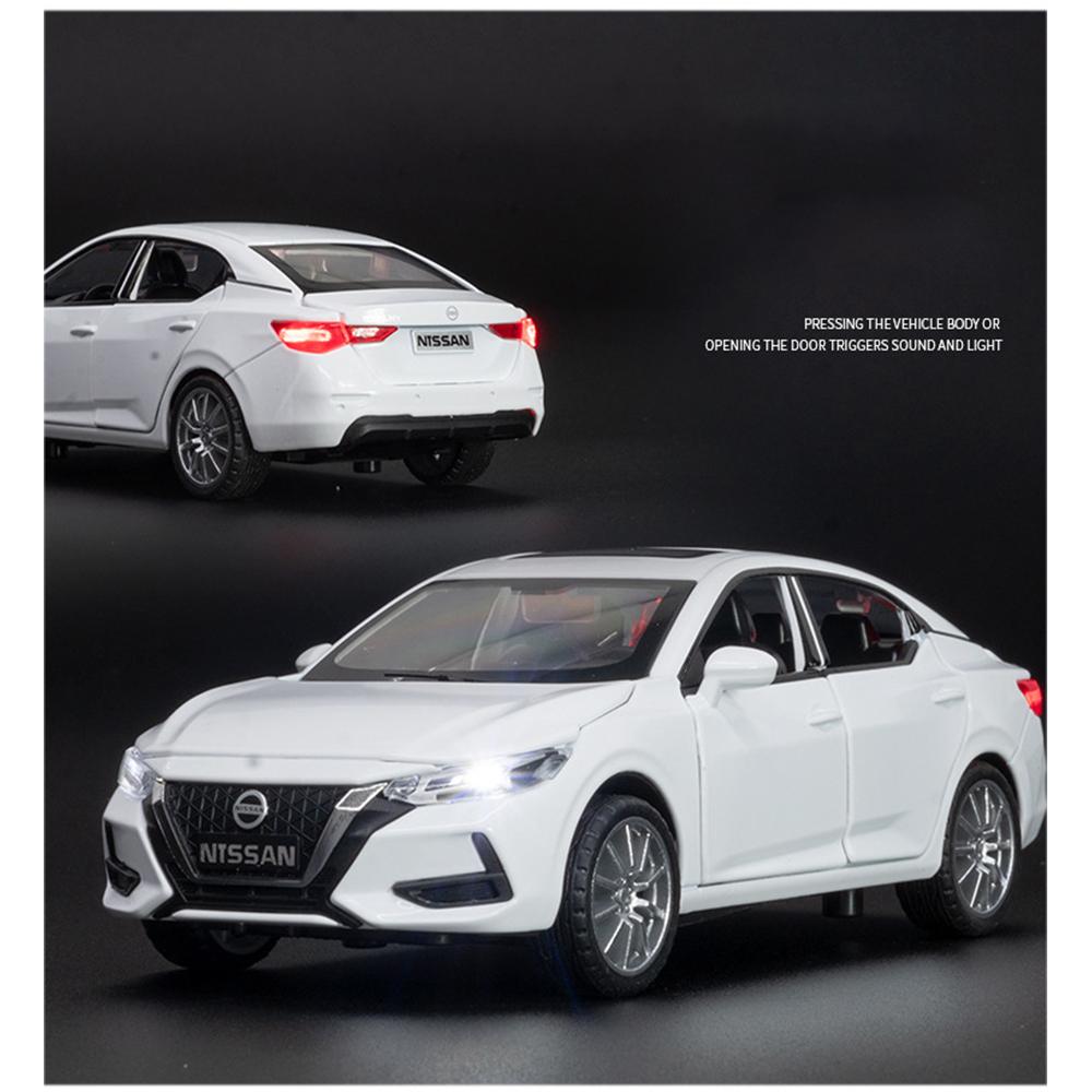 Литая под давлением модель автомобиля SYLPHY 1/32, коллекция игрушечных транспортных средств, звуки, подарки для детей