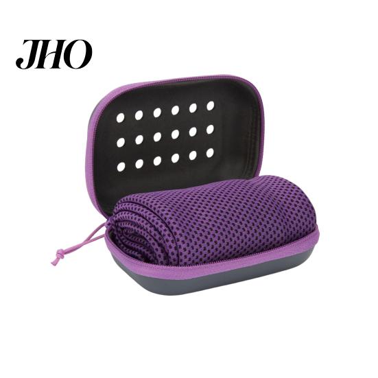 Sweat-absorbent Cooling Towel with Storage Box Quick Dry Mesh Cool Portable Gym Sweat for Extreme Heat Yoga Running Hiking Fitness Hot Weather