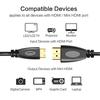 Лот Высокоскоростной кабель HDMI 1/3/5/10 м, золотой HDTV Ultra HD 4K HD 2160p 1080P 3D