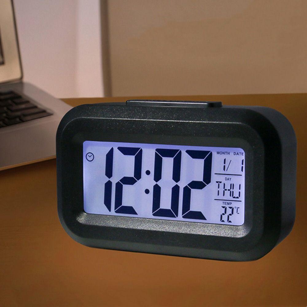 Silent Silent Snooze Clock Plastic Desk Clocks Creative LED Electronic Clock  Can be Timed