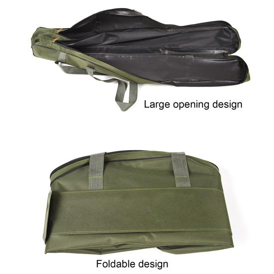 Складная сумка для удочки 1/1,5 м на молнии, чехол для хранения инструментов с удочкой, держатель для снастей