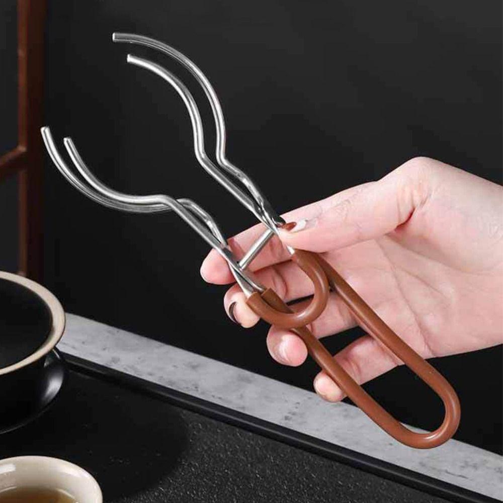 Многофункциональный помощник для заваривания чая из нержавеющей стали, устойчивая чашка для чая, нескользящая, зажим для чашки, чай