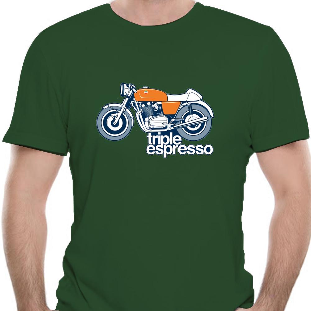 Футболка с принтом Triple Espresso Bike laverda bike мотоцикл moto cafe racer triple espresso custom