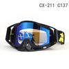 Adjustable Nose Pad Motorcycle Goggles Helmets Windshield Protection UV400 Sport Riding Eyewear