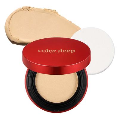 Color Deep O Magic Powder Red Edition Pact 15 г, бежевый, 1 упаковка