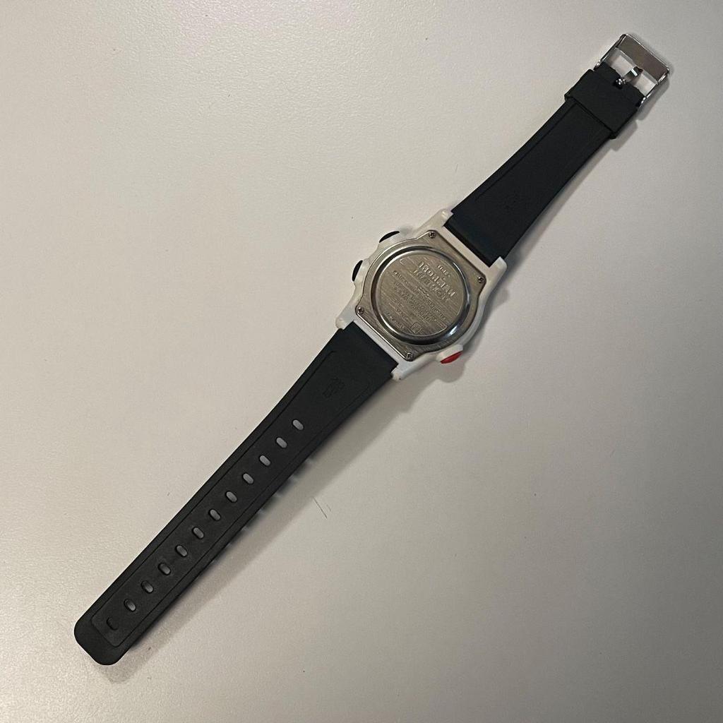 Б/У Редкий 25-летний юбилейный Пользовательский Beams x TIMEX Ironman Triathlon Белый 8 кругов Хорошее состояние