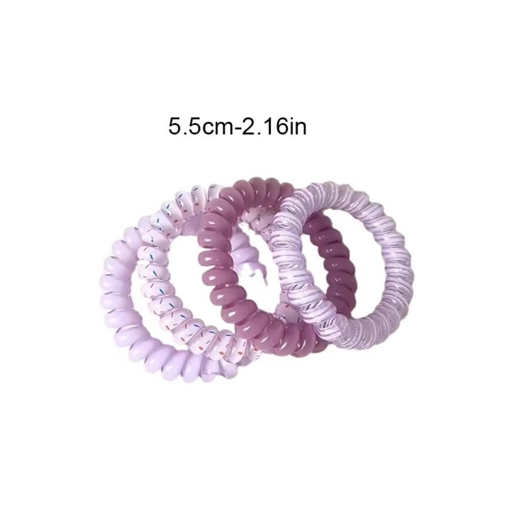Portable Phone Line Hair Ring Gradient Color Hair Loop Elastic Hair Rope Girl Daily Hairstyle