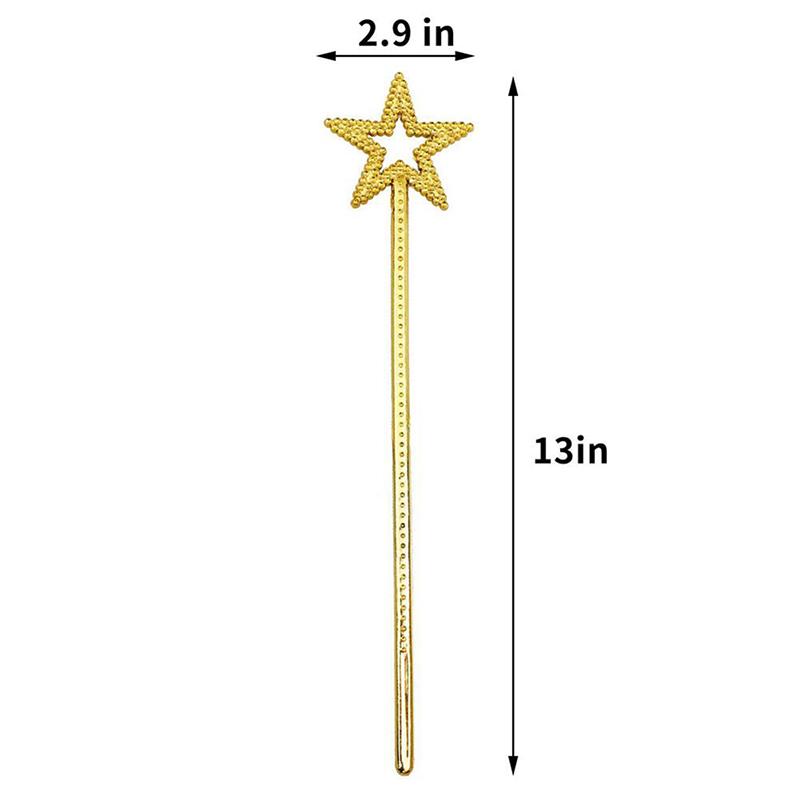 1 Pcs Fairy Wand Angel Star Magic Wand Five-Pointed Star Princess Magic Fairy Cane