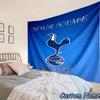 Custom Name Tottenham Hotspur Crest Tapestry Accessories for Bedroom,Livingroom, dormitory Room Wall Hanging Decor, Fan Birthday Gifts