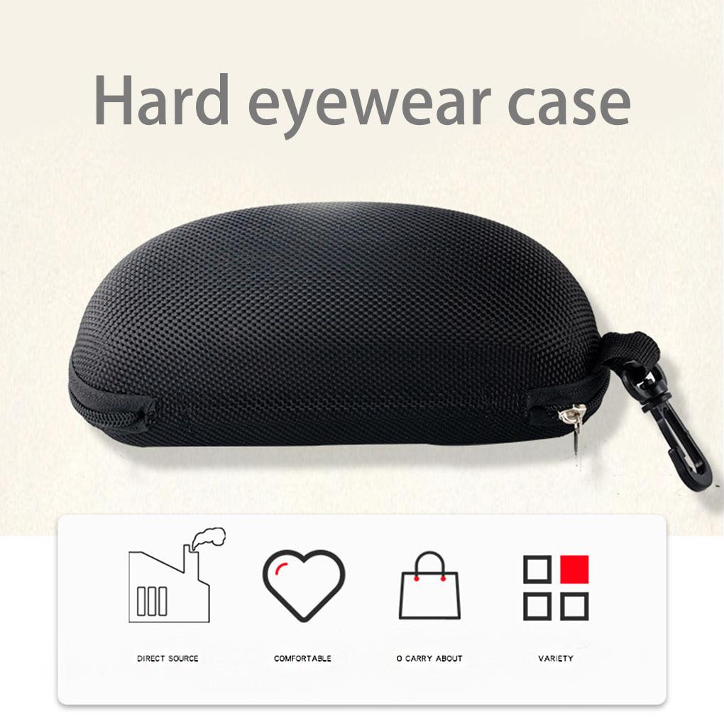 Футляр для хранения очков Контейнер для солнцезащитных очков Защита Аксессуары для улицы Путешествия Большая вместимость Сумка на молнии