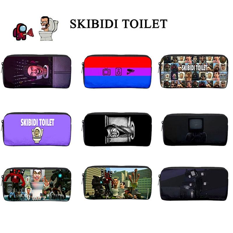 Skibidi Toilet 3d Трансграничная игра Новый продукт Нейлоновый пенал для студентов