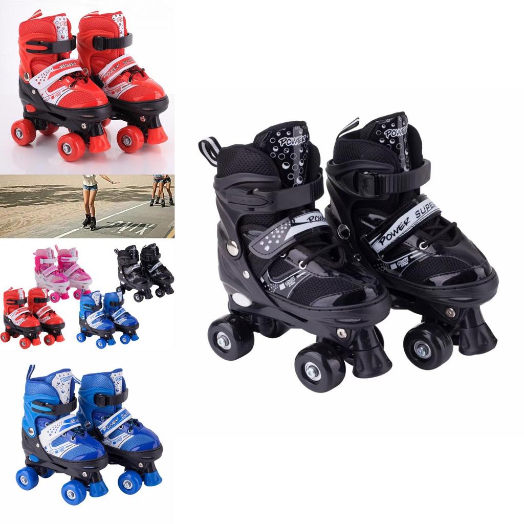 Roller Skate With Double Row Pvc Wheels And Lightweight Pp Pa Sole For Outdoor Recreation