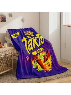1 шт. Американский Takis, одеяло из толстой фланели с цифровой печатью грузовика, теплое, приятное к коже, для офиса, дома, путешествий