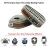Cartridge Filter Set 6001cn For 6800 6200 7502 Gas Face Protector 2pcs