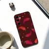 Red Chili Pepper Phone Case For Samsung Galaxy A73,A72,A71,A70,A53,A52,A51,Soft Black Cover