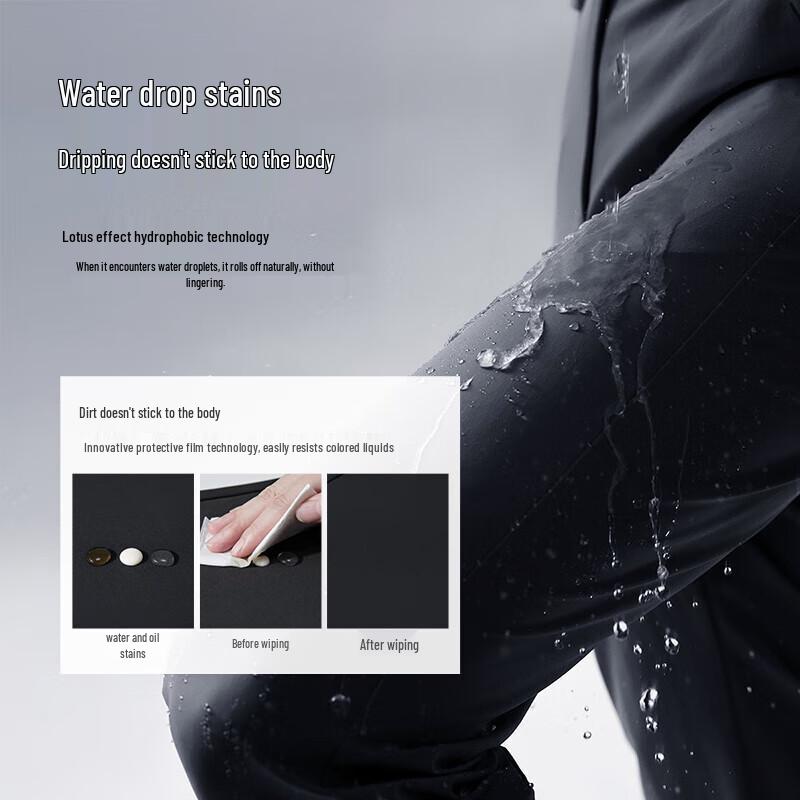 JOEONE Men's 3-Proof Straight-Leg Casual Outdoor Pants