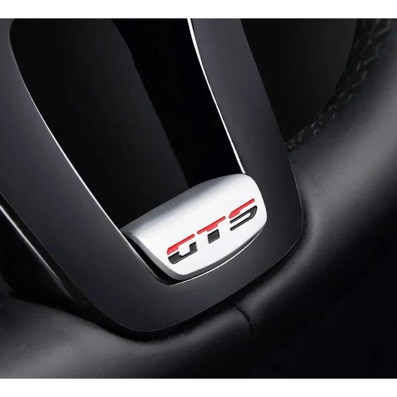 3D алюминиевый сплав Rline эмблема значок рулевого колеса автомобиля логотип наклейка аксессуары для GTI Polo Golf Passat Scirocco Jetta Beetle