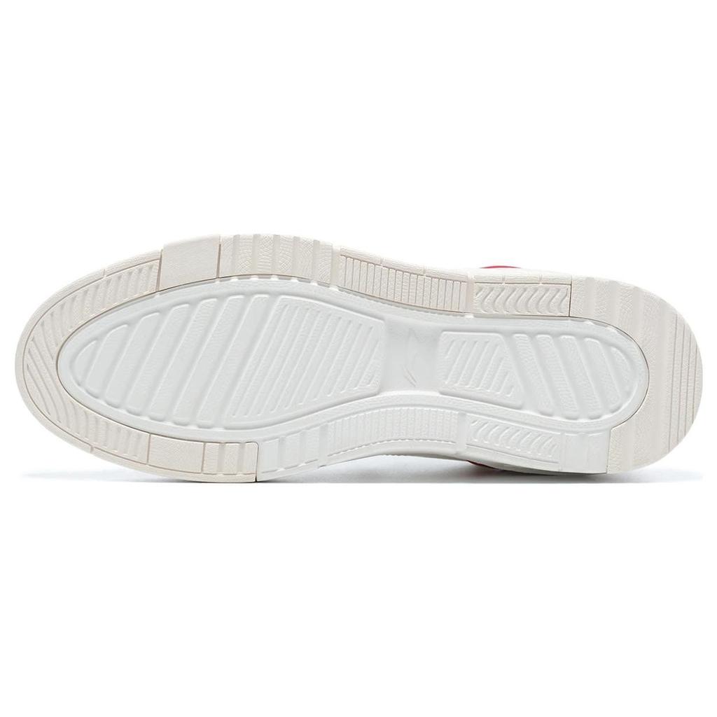 Li Ning легкие трендовые синтетические кожаные модные нескользящие прочные низкие кроссовки для скейтбординга мужские кроссовки белые красные AGCT009-1