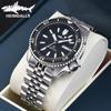 Heimdallr Top SKX007 Механические дайверские мужские часы BGW-9 Светящийся белый циферблат Керамический безель Механизм NH36 Водонепроницаемость 20 Бар