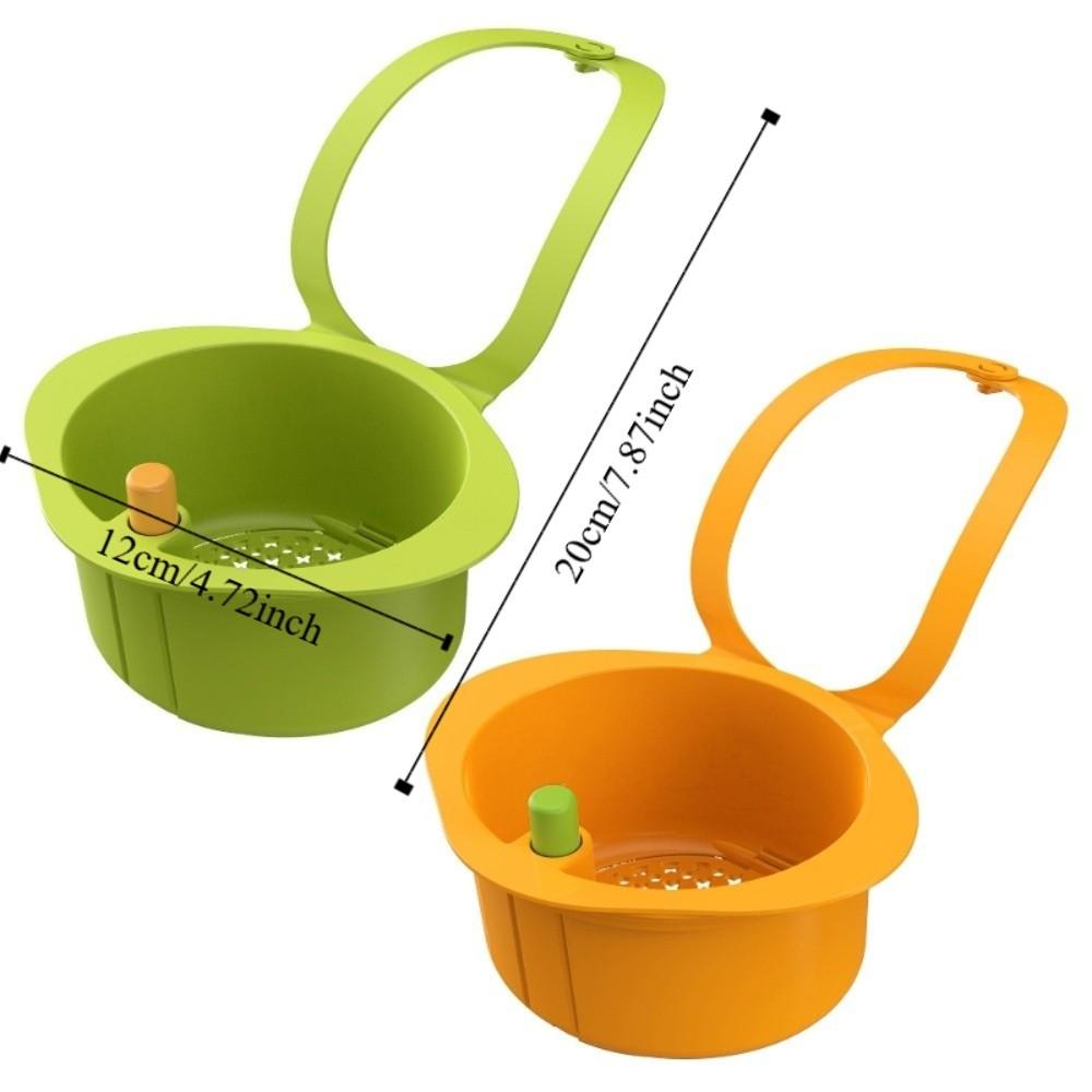 4PCS Openable Bottom Cover Sink Drain Basket Removable Kitchen Garbage Filter  Household Kitchen