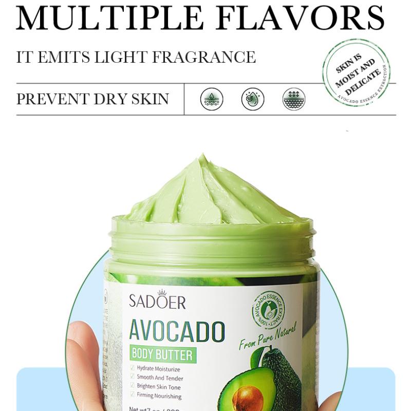 Растительный лосьон для тела SADOER Avocado Moisturizing Rose Butter Moisturizer