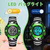 Цифровые спортивные часы 50M водонепроницаемые LED, идеально подходят для девочек и на школьный вход, день рождения. В комплекте японская инструкция. Детские часы, водонепроницаемые, для мальчиков