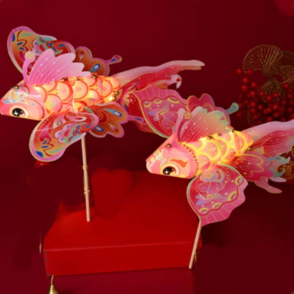 Handheld Handheld Fish Lantern Waterproof DIY Lantern Materials Celebration