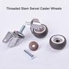 4PCS TPE Rubber Furniture Castor 1.5" / 2" Wheel Rubber Castor  for Baby Bed
