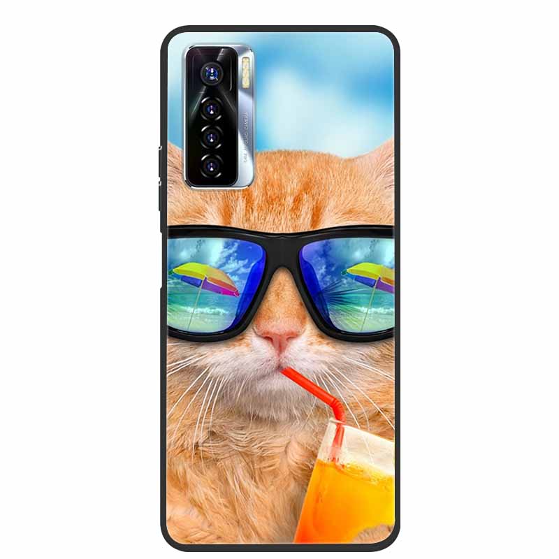 Для Tecno Camon 17 Pro Чехлы 17P 17 Мягкий ТПУ Силиконовый Чехол для Телефона для Tecno Camon 17P Задняя Крышка Бампер Fundas Camon17 CG7n Capa