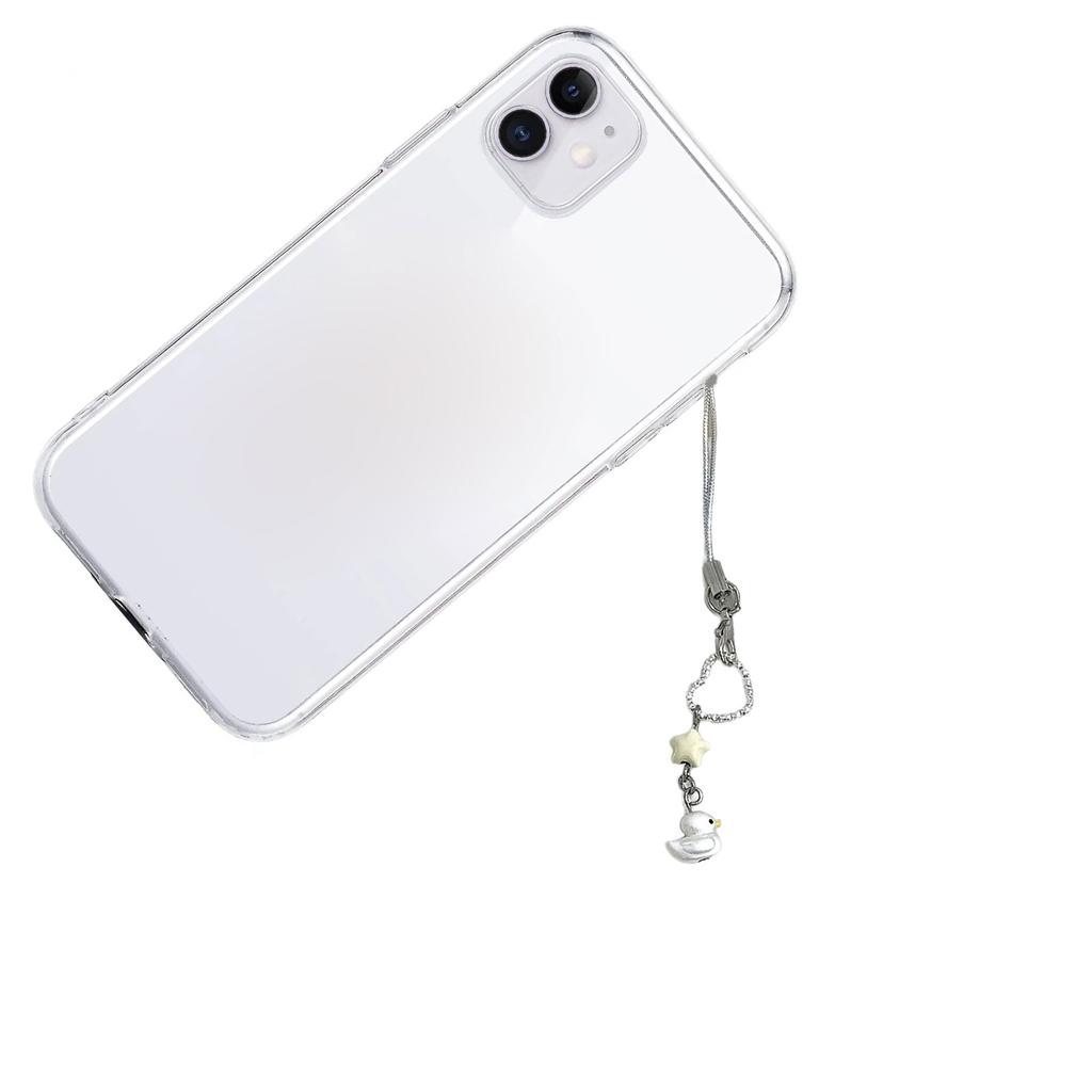 Fashionable Key Pendant Phone Charm Unique Heart Flower Keychain Vibrant Beaded Pendant for Cellphone Camera Handbag