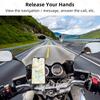 Motorcycle Mobile Phone Holder with USB/Wireless Charger Water Repellent Cell Mobile Phone Support for Moto Bike Bicycle
