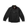 Half Zip Waterproof Stand Collar Jacket Men Jacket Black A5ZWH-001