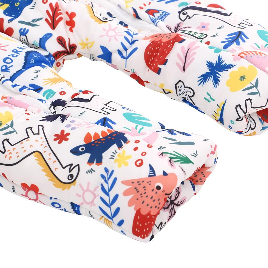 Famuka Детский комбинезон-ромпер-комбинезон с зимней курткой на пуху с принтами животных и и зимняя одежда для мальчиков и размеры 12 месяцев возраст Детский капюшон,