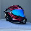 Flip-Up Motorcycle Helmet With Dual Visors ABS Full Face Men Women Scooter Riders