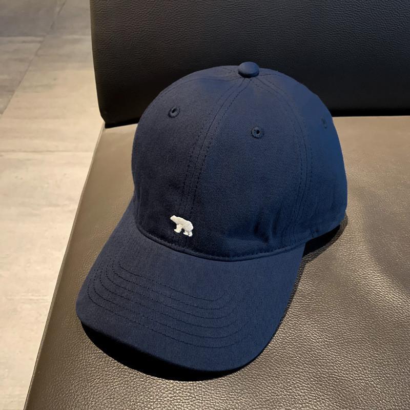 Шикарная бейсболка с регулируемой посадкой и вышивкой в виде белого медведя для защиты от солнца